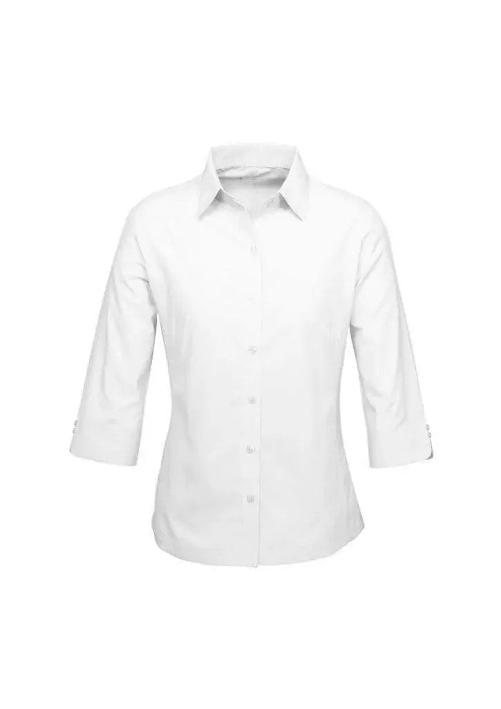 Biz Collection Corporate Wear White / 6 Biz Collection Women’s Ambassador 3/4 Sleeve Shirt S29521